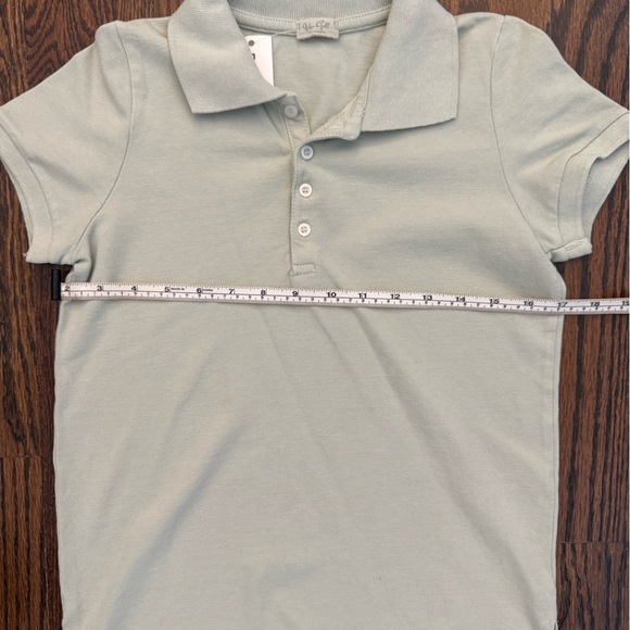 NWT Brandy Melville John Galt Green  Preppy Summer Short Sleeve Polo Top Women S - Picture 7 of 8